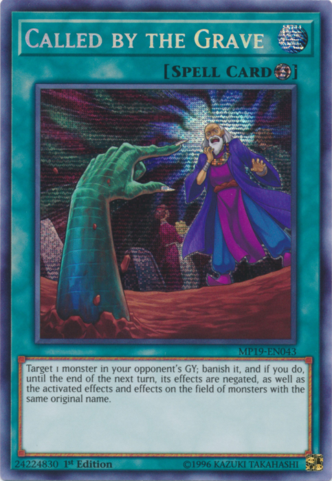 Called by the Grave [MP19-EN043] Prismatic Secret Rare | Game Master's Emporium (The New GME)