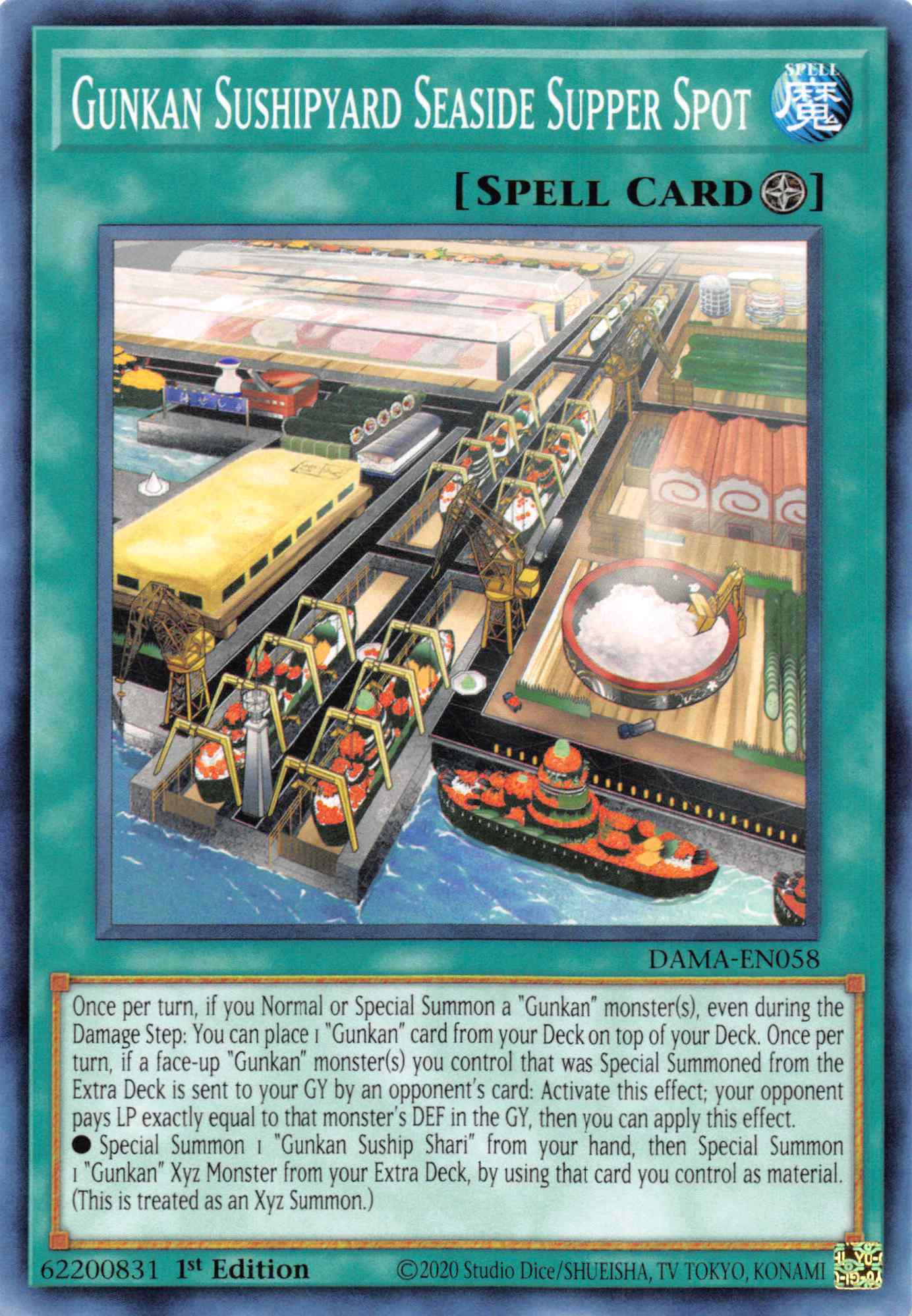 Gunkan Sushipyard Seaside Supper Spot [DAMA-EN058] Common | Game Master's Emporium (The New GME)