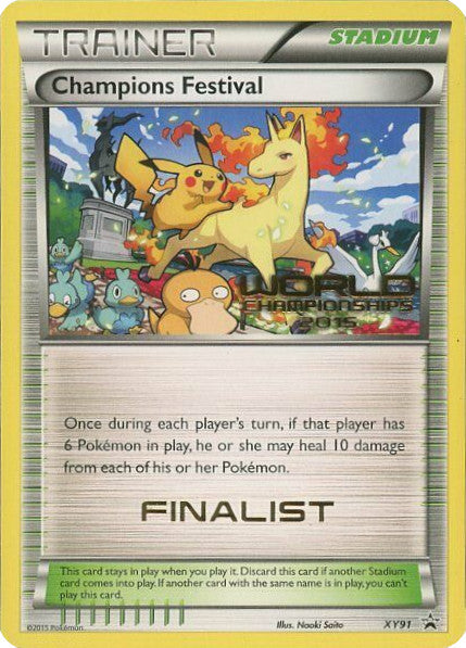 Champions Festival (XY91) (2015 Finalist) [XY: Black Star Promos] | Game Master's Emporium (The New GME)