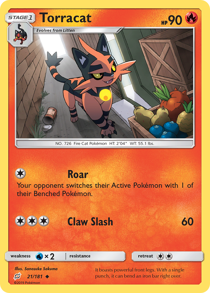 Torracat (21/181) [Sun & Moon: Team Up] | Game Master's Emporium (The New GME)