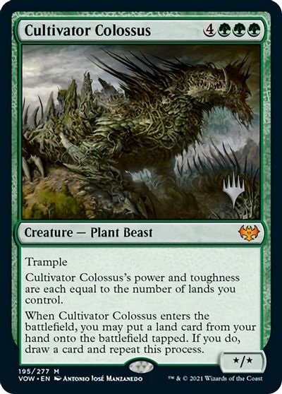 Cultivator Colossus (Promo Pack) [Innistrad: Crimson Vow Promos] | Game Master's Emporium (The New GME)