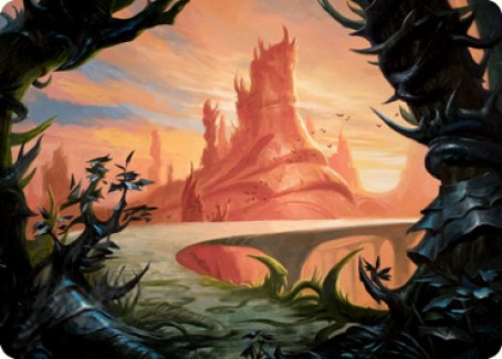 Slagwoods Bridge Art Card [Modern Horizons 2 Art Series] | Game Master's Emporium (The New GME)