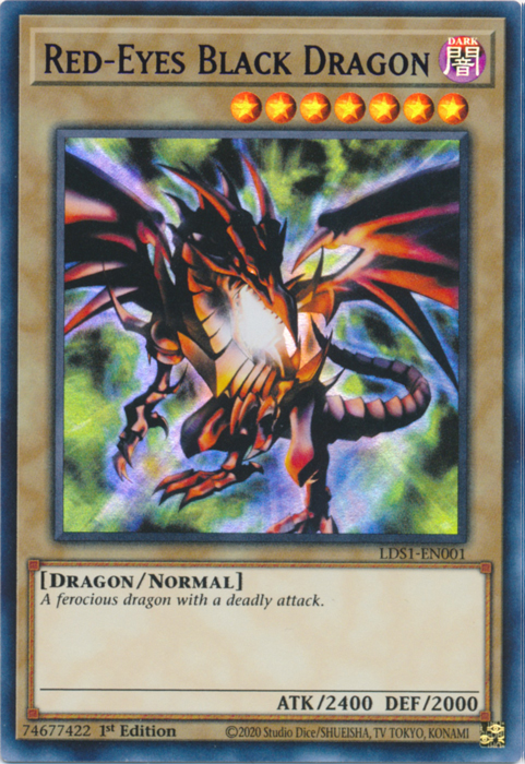 Red-Eyes Black Dragon (Purple) [LDS1-EN001] Ultra Rare | Game Master's Emporium (The New GME)