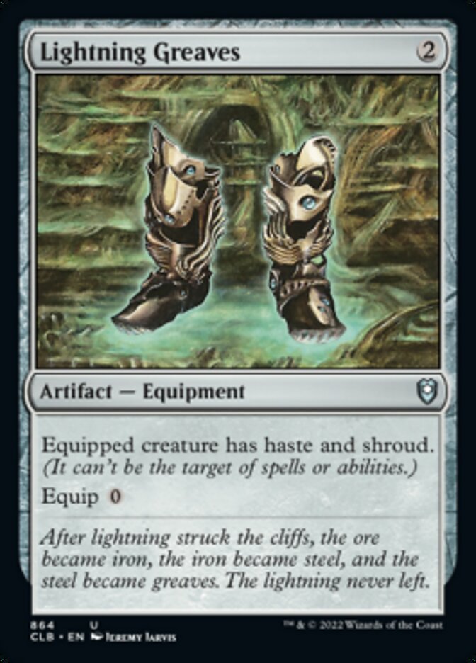 Lightning Greaves [Commander Legends: Battle for Baldur's Gate] | Game Master's Emporium (The New GME)