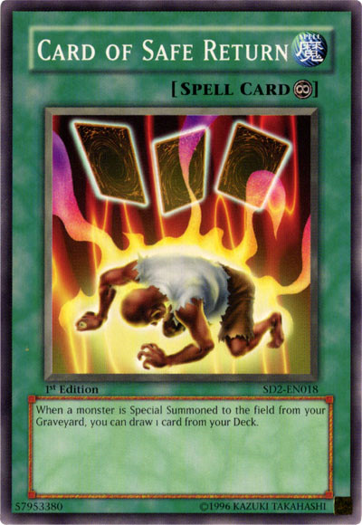 Card of Safe Return [SD2-EN018] Common | Game Master's Emporium (The New GME)
