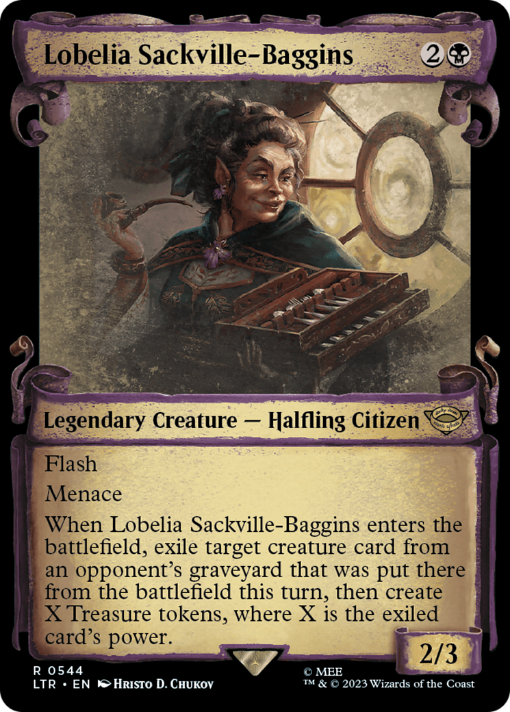 Lobelia Sackville-Baggins [The Lord of the Rings: Tales of Middle-Earth Showcase Scrolls] | Game Master's Emporium (The New GME)