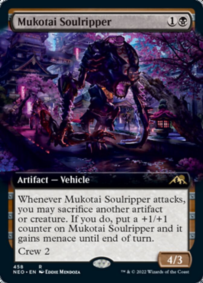 Mukotai Soulripper (Extended Art) [Kamigawa: Neon Dynasty] | Game Master's Emporium (The New GME)