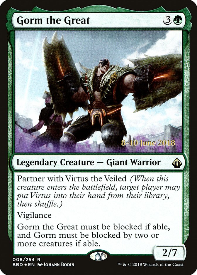 Gorm the Great [Battlebond Prerelease Promos] | Game Master's Emporium (The New GME)