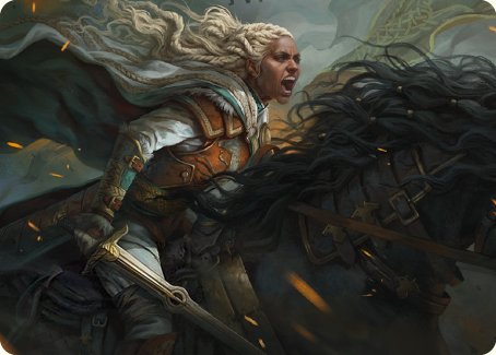 Eowyn, Fearless Knight Art Card [The Lord of the Rings: Tales of Middle-earth Art Series] | Game Master's Emporium (The New GME)