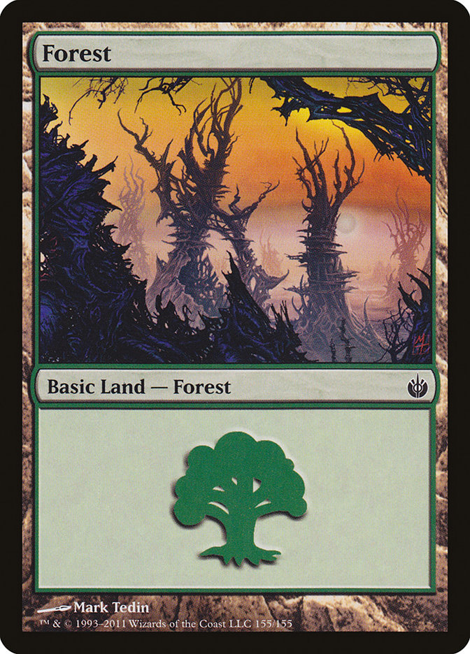Forest (155) [Mirrodin Besieged] | Game Master's Emporium (The New GME)