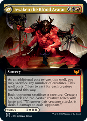 Extus, Oriq Overlord // Awaken the Blood Avatar (Extended Art) [Strixhaven: School of Mages] | Game Master's Emporium (The New GME)