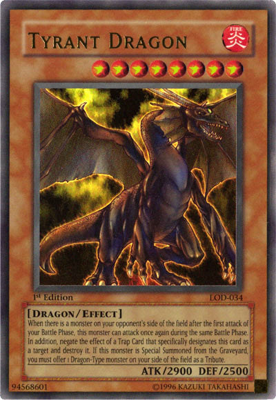 Tyrant Dragon [LOD-034] Ultra Rare | Game Master's Emporium (The New GME)