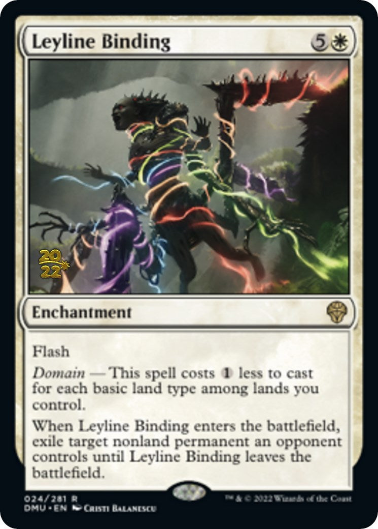 Leyline Binding [Dominaria United Prerelease Promos] | Game Master's Emporium (The New GME)