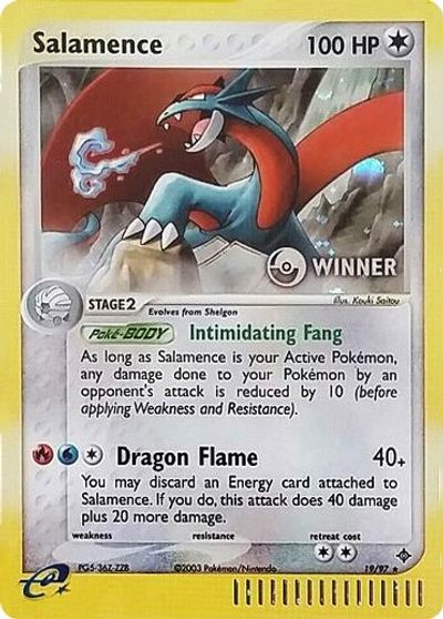 Salamence (19/97) (Winner) [League & Championship Cards] | Game Master's Emporium (The New GME)