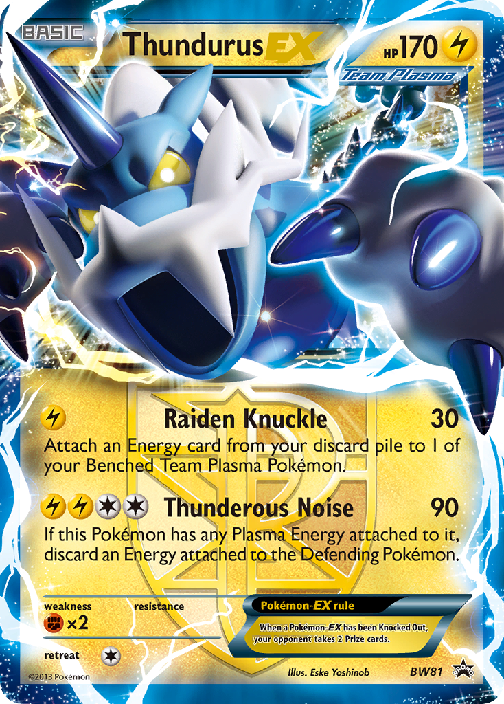 Thundurus EX (BW81) [Black & White: Black Star Promos] | Game Master's Emporium (The New GME)