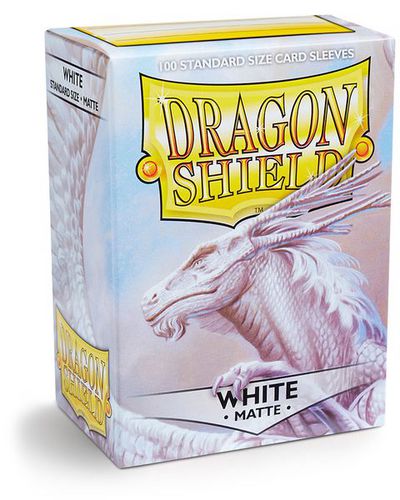 Dragon Shield Matte White Sleeves 100 | Game Master's Emporium (The New GME)