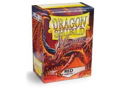 Dragon Shield Matte Red Sleeves 100 | Game Master's Emporium (The New GME)