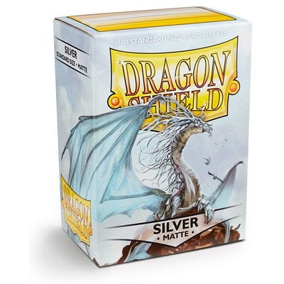 Dragon Shield Matte Silver Sleeves 100 | Game Master's Emporium (The New GME)