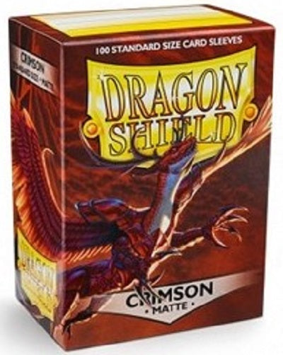 Dragon Shield Matte Crimson Sleeves 100 | Game Master's Emporium (The New GME)