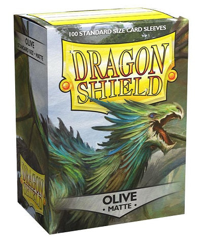 Dragon Shield Matte Olive Sleeves 100 | Game Master's Emporium (The New GME)