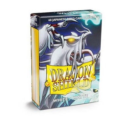 Dragon Shield Matte White Sleeves Japanese Sized 60 | Game Master's Emporium (The New GME)