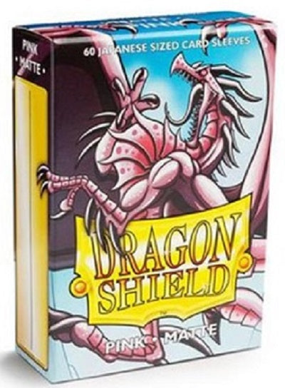 Dragon Shield Matte Pink Sleeves Japanese Sized 60 | Game Master's Emporium (The New GME)
