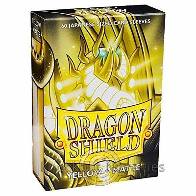 Dragon Shield Matte Yellow Sleeves Japanese Sized 60 | Game Master's Emporium (The New GME)