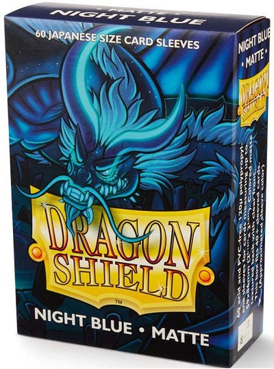 Dragon Shield Matte Night Blue Sleeves Japanese Sized 60 | Game Master's Emporium (The New GME)