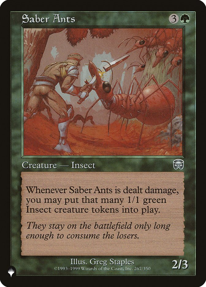 Saber Ants [The List] | Game Master's Emporium (The New GME)