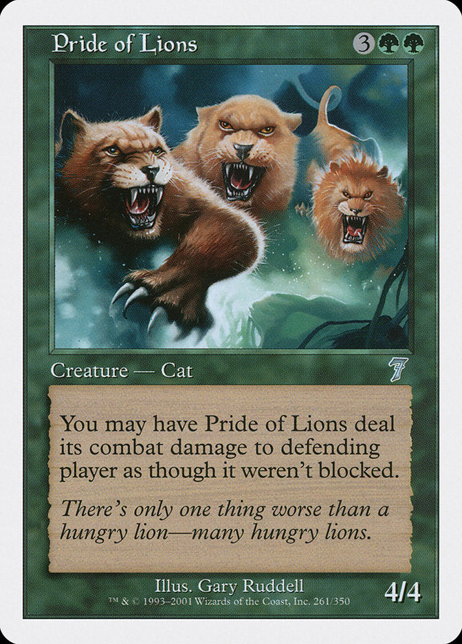 Pride of Lions [Seventh Edition] | Game Master's Emporium (The New GME)