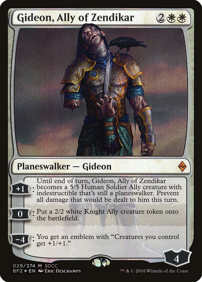 Gideon, Ally of Zendikar [San Diego Comic-Con 2016] | Game Master's Emporium (The New GME)