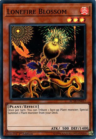 Lonefire Blossom [AC18-EN017] Super Rare | Game Master's Emporium (The New GME)