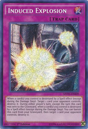 Induced Explosion [MVP1-ENS09] Secret Rare | Game Master's Emporium (The New GME)