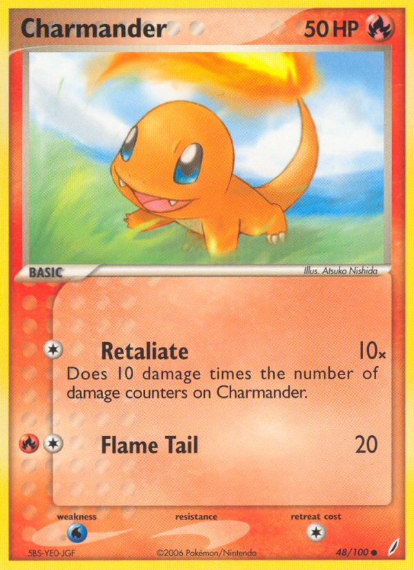 Charmander (48/100) [EX: Crystal Guardians] | Game Master's Emporium (The New GME)