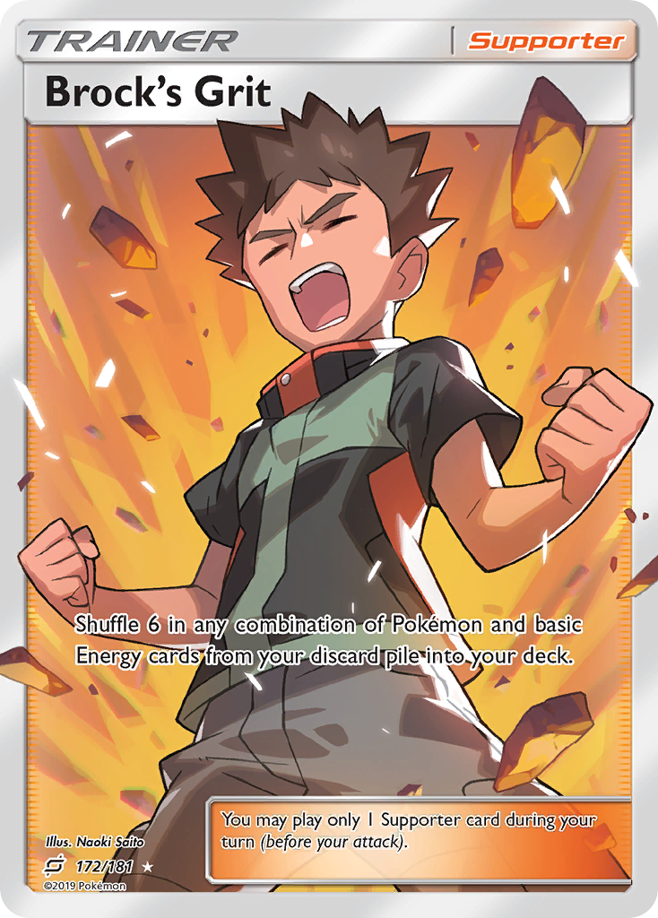 Brock's Grit (172/181) [Sun & Moon: Team Up] | Game Master's Emporium (The New GME)