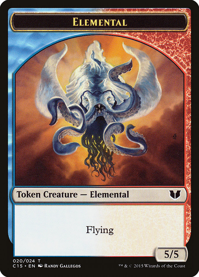 Drake // Elemental (020) Double-Sided Token [Commander 2015 Tokens] | Game Master's Emporium (The New GME)