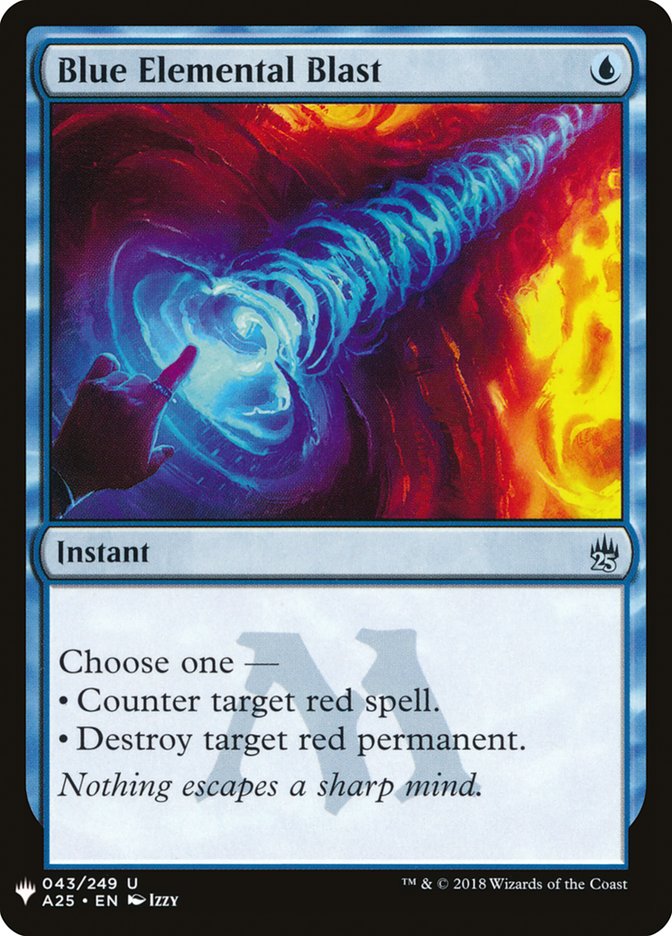 Blue Elemental Blast [Mystery Booster] | Game Master's Emporium (The New GME)