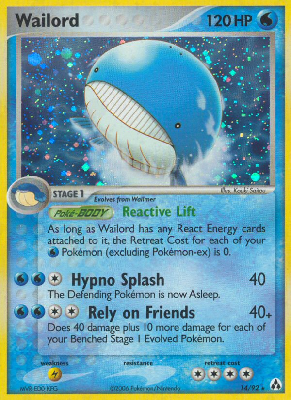 Wailord (14/92) [EX: Legend Maker] | Game Master's Emporium (The New GME)