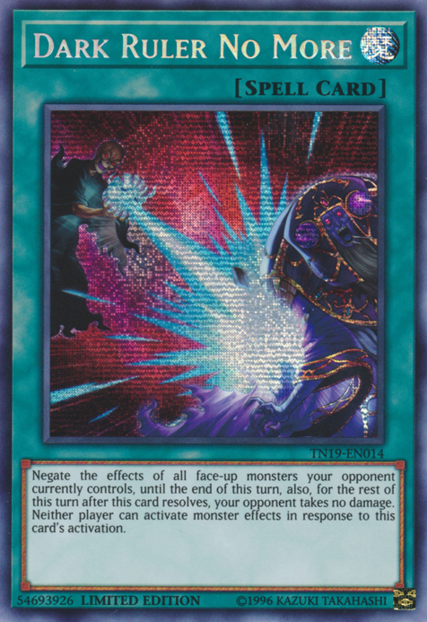 Dark Ruler No More [TN19-EN014] Prismatic Secret Rare | Game Master's Emporium (The New GME)