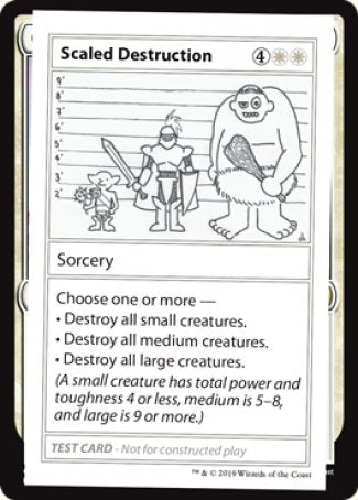 Scaled Destruction (2021 Edition) [Mystery Booster Playtest Cards] | Game Master's Emporium (The New GME)