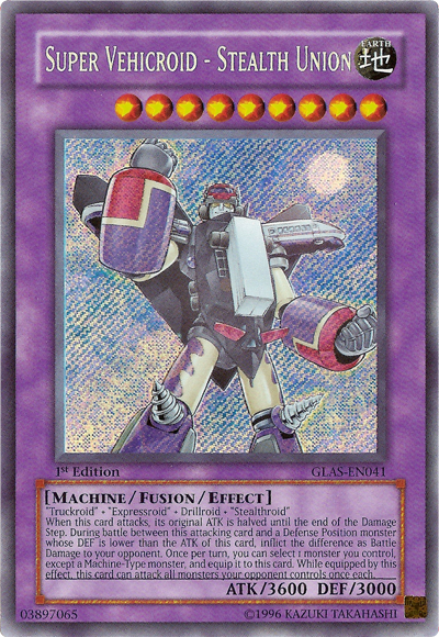 Super Vehicroid - Stealth Union [GLAS-EN041] Secret Rare | Game Master's Emporium (The New GME)