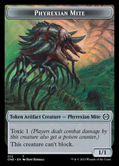 Rebel // Phyrexian Mite (012) Double-Sided Token [Phyrexia: All Will Be One Tokens] | Game Master's Emporium (The New GME)