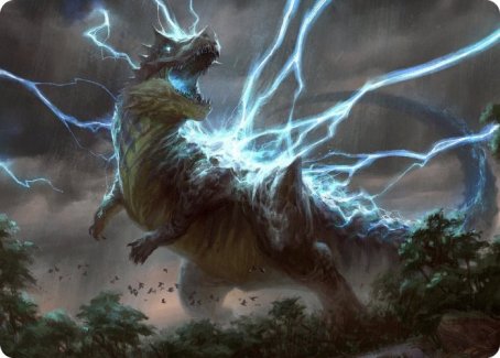 Thrasta, Tempest's Roar Art Card (41) [Modern Horizons 2 Art Series] | Game Master's Emporium (The New GME)