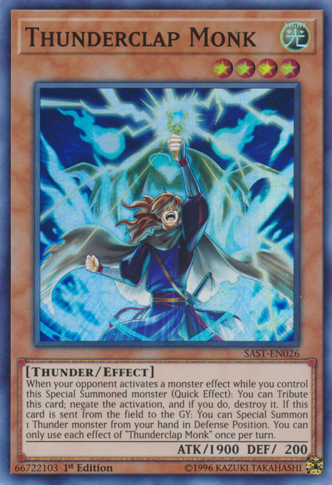 Thunderclap Monk [SAST-EN026] Super Rare | Game Master's Emporium (The New GME)
