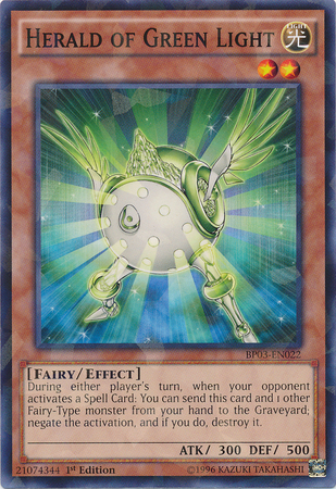 Herald of Green Light [BP03-EN022] Shatterfoil Rare | Game Master's Emporium (The New GME)