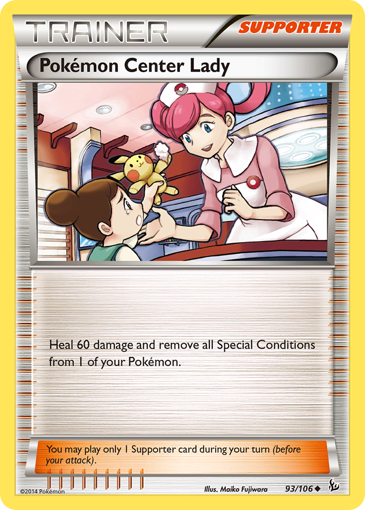 Pokemon Center Lady (93/106) [XY: Flashfire] | Game Master's Emporium (The New GME)