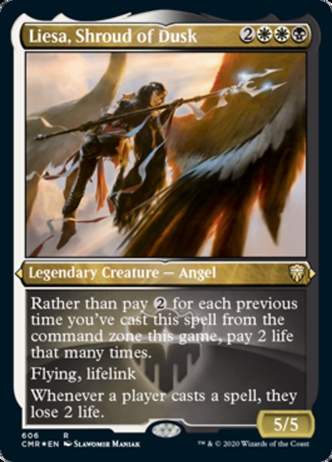 Liesa, Shroud of Dusk (Etched) [Commander Legends] | Game Master's Emporium (The New GME)