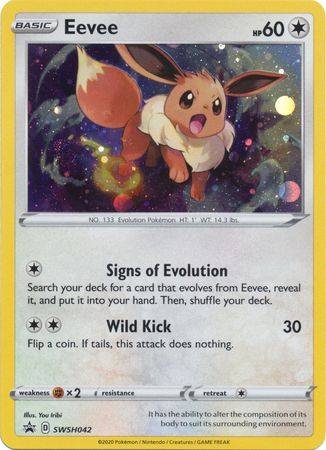 Eevee (SWSH042) [Sword & Shield: Black Star Promos] | Game Master's Emporium (The New GME)