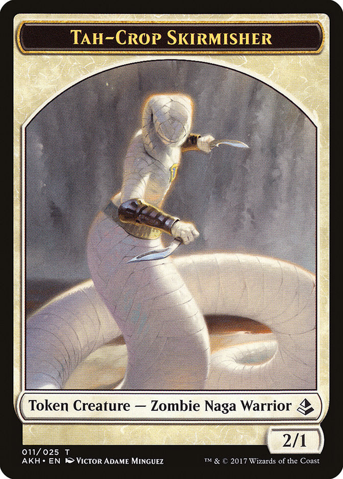 Tah-Crop Skirmisher // Cat Double-Sided Token [Amonkhet Tokens] | Game Master's Emporium (The New GME)