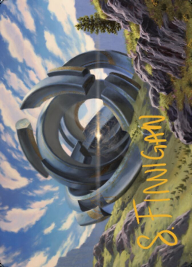 Thran Portal Art Card (Gold-Stamped Signature) [Dominaria United Art Series] | Game Master's Emporium (The New GME)